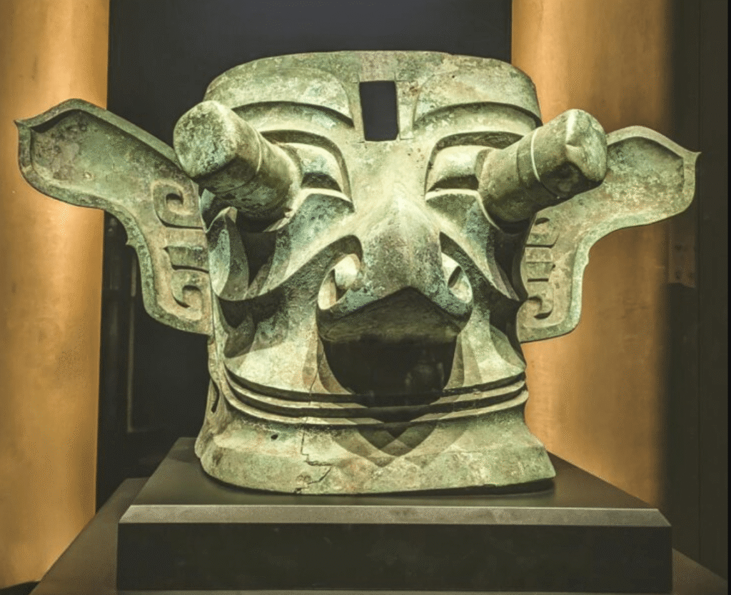 Bronze Vertical-eye Mask