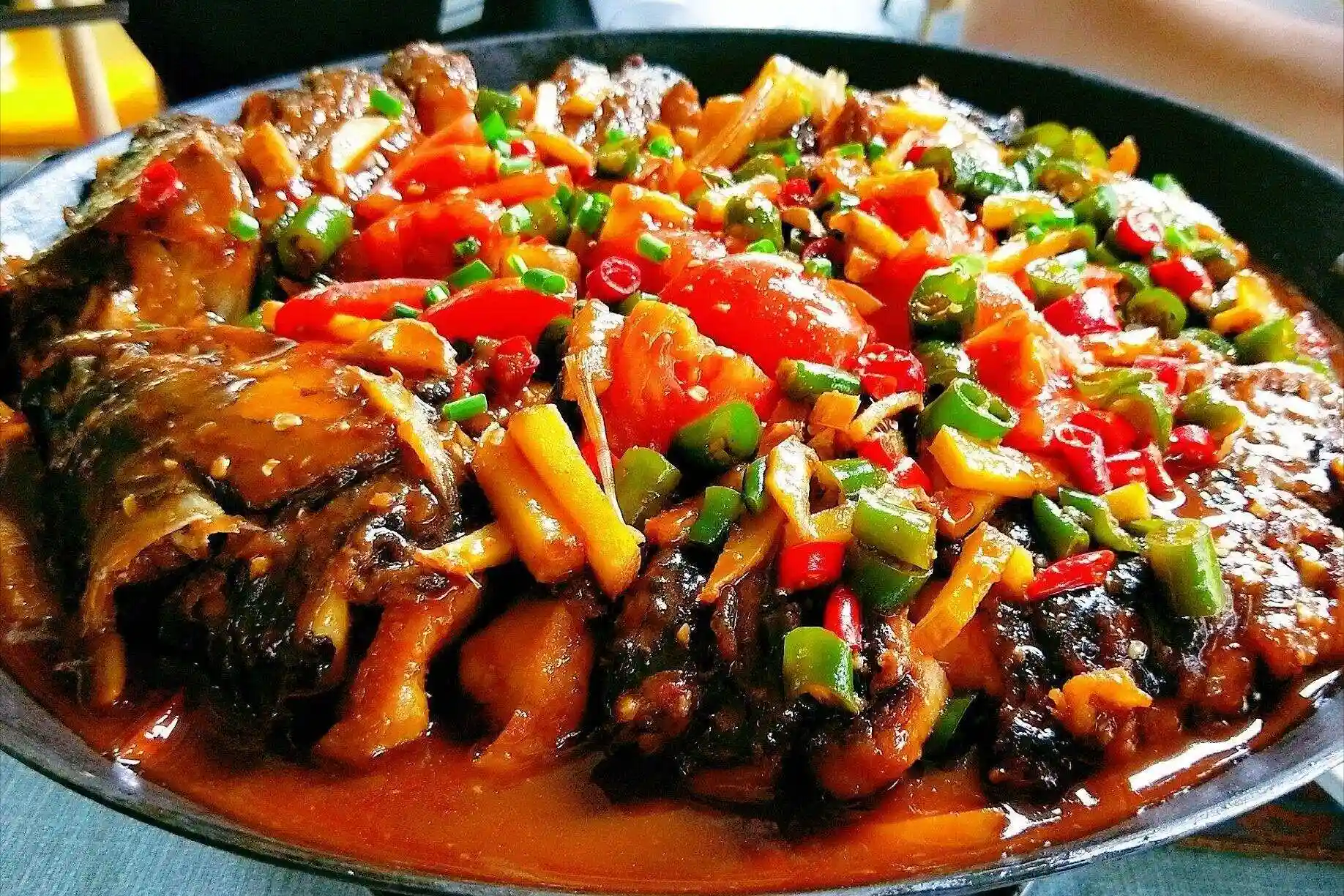 Beer-braised fish