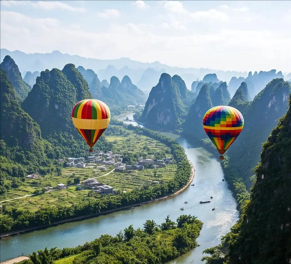 take a hot air balloon ride