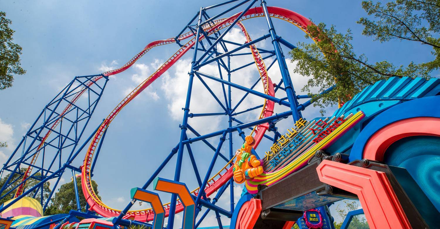 The Sky Rocket roller coaster