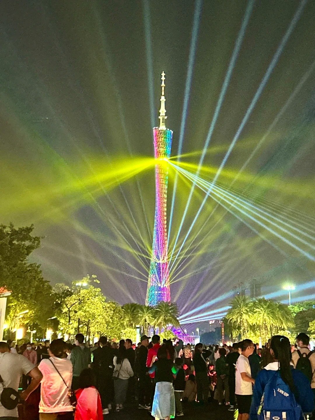 The Canton Tower light show