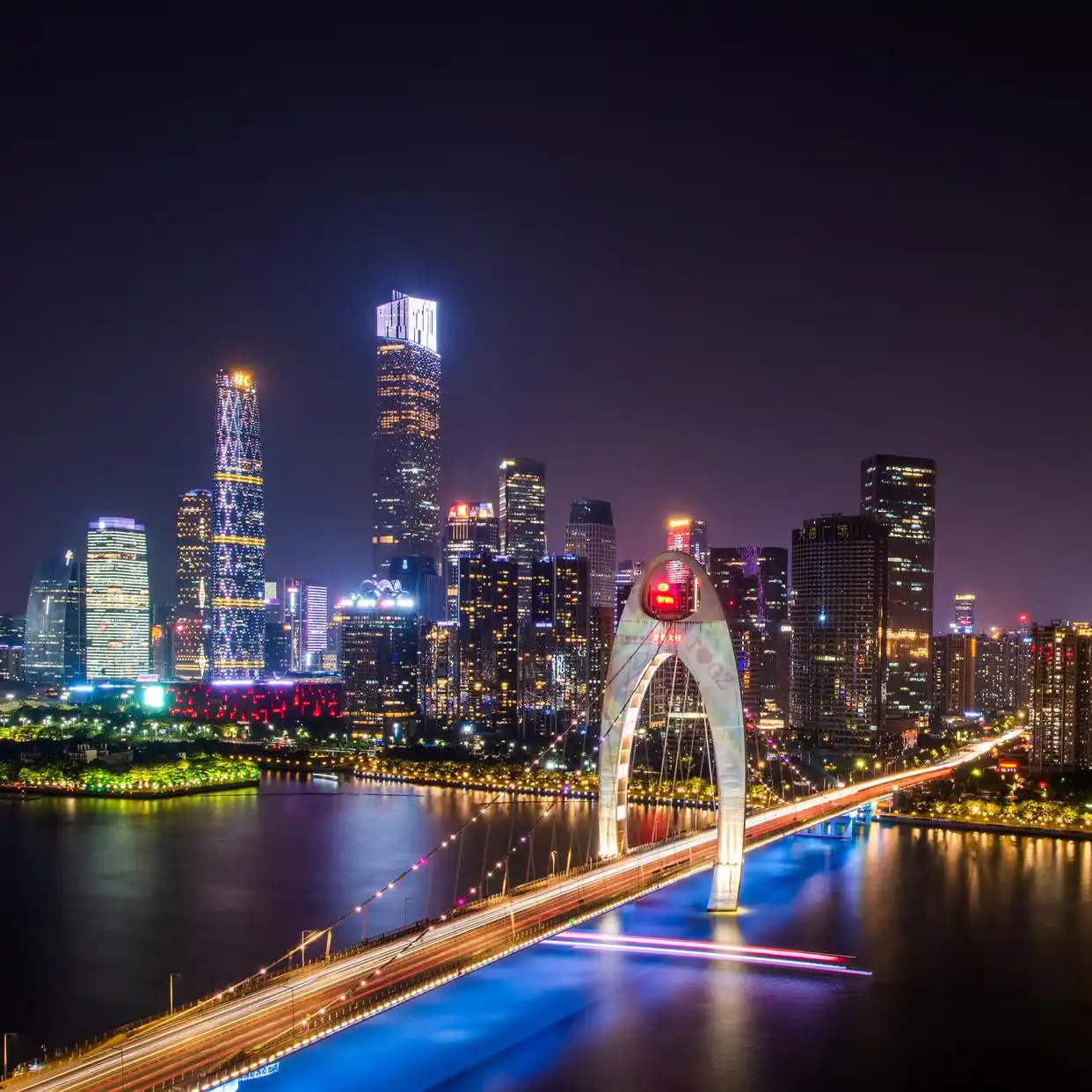 珠江の夜景