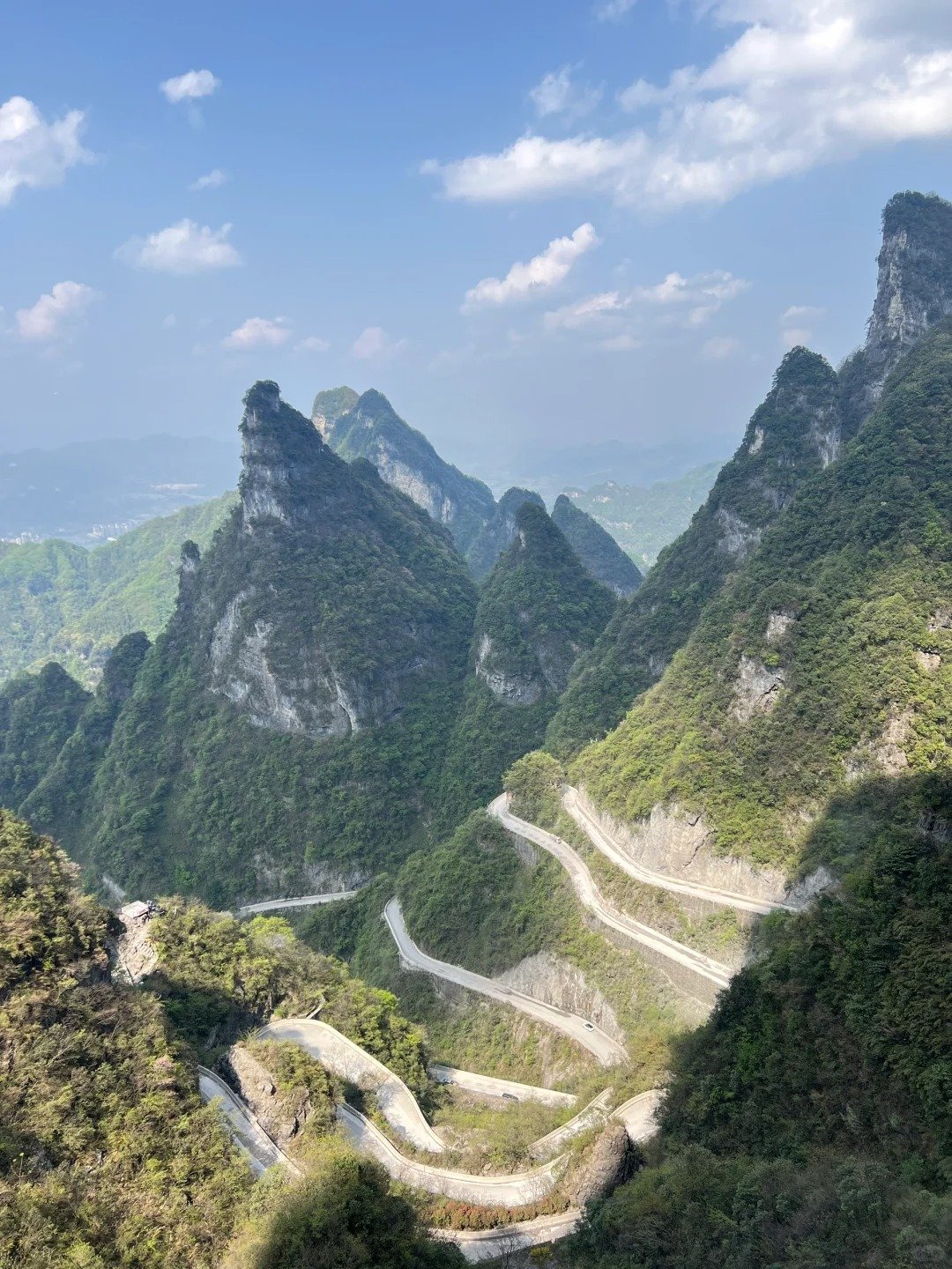 Tianmen Mountain in Spring